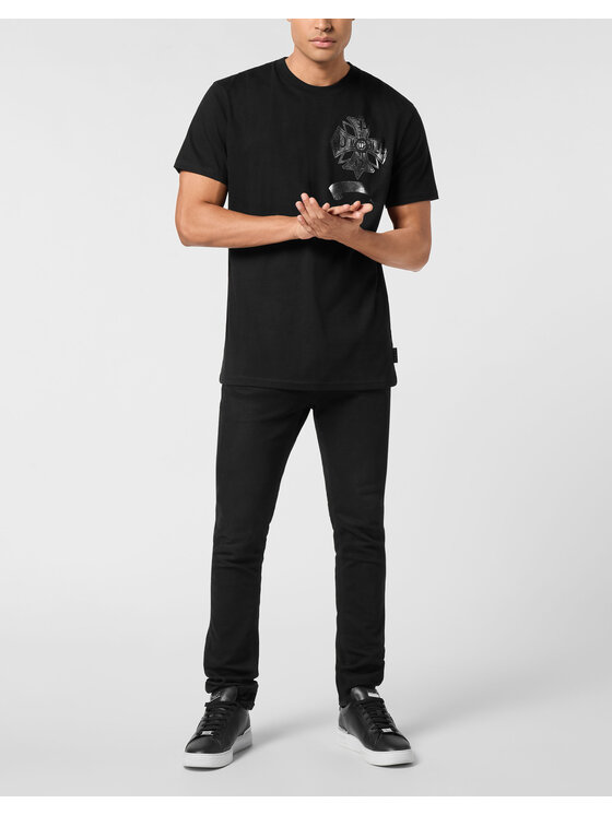 PHILIPP PLEIN PHILIPP PLEIN T-shirt 26211 Nero Regular Fit