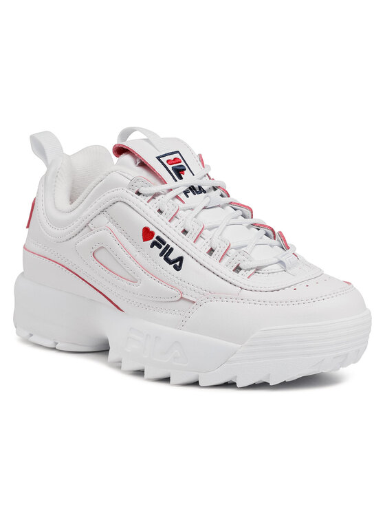 Fila Fila Sneakersy Disruptor V-Day 1011241.92K Biały
