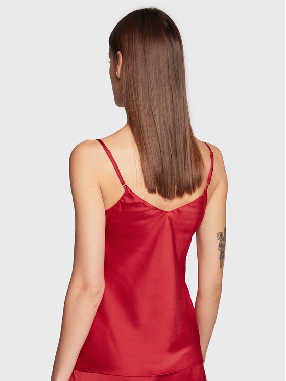 Etam Etam Μπλούζα πιτζάμας Ombrelle 6531095 Κόκκινο Regular Fit
