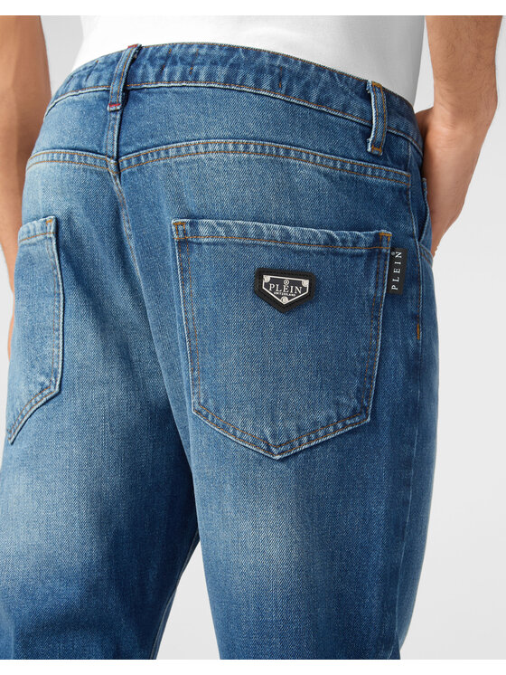 PHILIPP PLEIN PHILIPP PLEIN Jeansy 22877 Niebieski Slim Fit