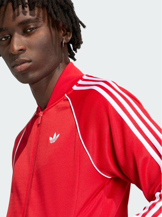 adidas adidas Bluza SST Czerwony Slim Fit