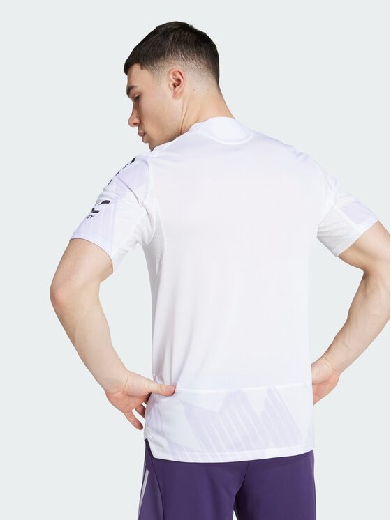 adidas adidas Koszulka techniczna Manchester United Biały Slim Fit