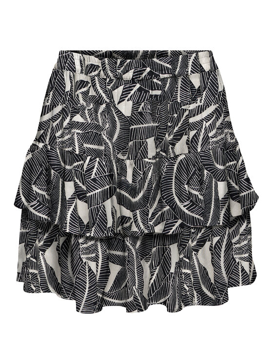 ONLY Spódnica mini Nova 15372459 Szary ciemny Regular Fit