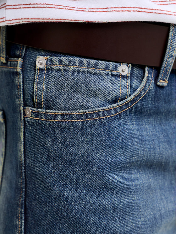 Jack & Jones Jack & Jones Džínsy Toby Original 12288238 Modrá Flared Fit