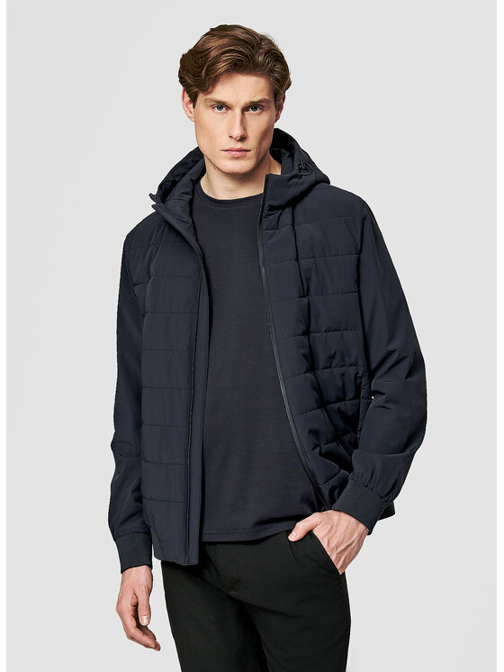 Pako Lorente Pako Lorente Kurtka przejściowa P26SF-5X-003 Granatowy Classic Fit