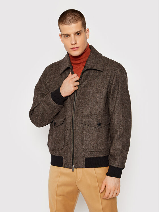 Selected Homme Selected Homme Преходно яке Warwick 16080375 Кафяв Regular Fit