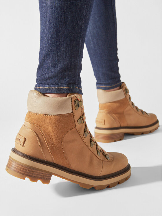 Sorel Sorel Pohodni čevlji Lennox™ Hiker Stkd Wp NL4841-253 Rjava