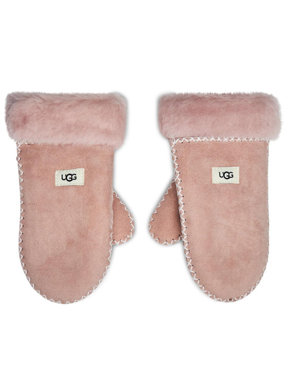 Ugg Ugg Дитячі рукавички K Sheepskin Mitten W Stitch 20095 Рожевий