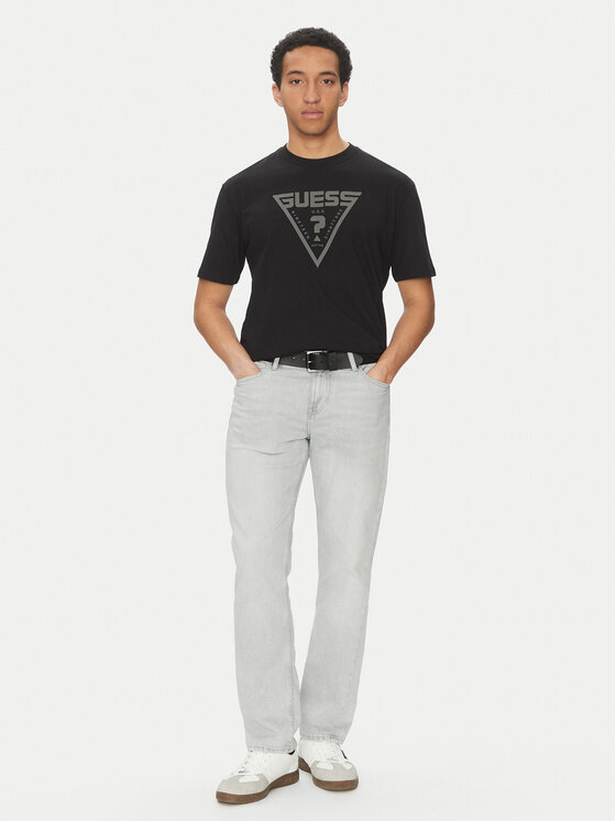 Guess Guess Tričko Z4BI02 I3Z14 Čierna Regular Fit