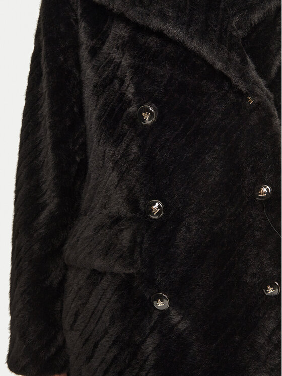 Fracomina Fracomina Pelliccia FR24WC4003O44501 Nero Regular Fit