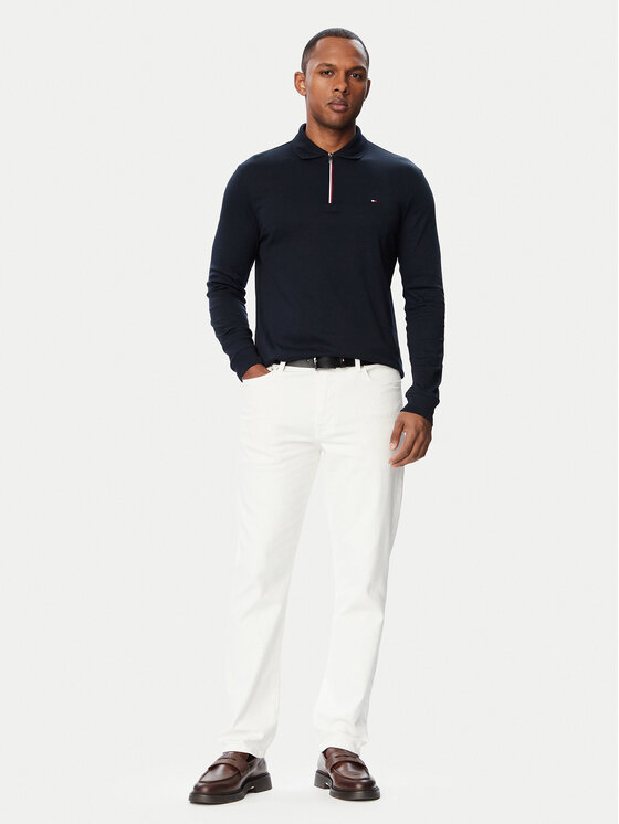 Tommy Hilfiger Tommy Hilfiger Polokošeľa Liauid MW0MW44820 Tmavomodrá Regular Fit