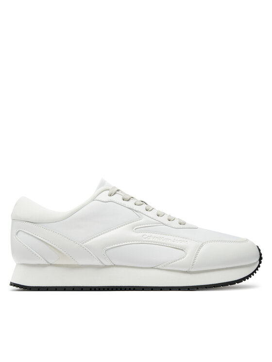 Calvin Klein Jeans Sneakersy Retro Runner Multilayer YM0YM01117 Biela