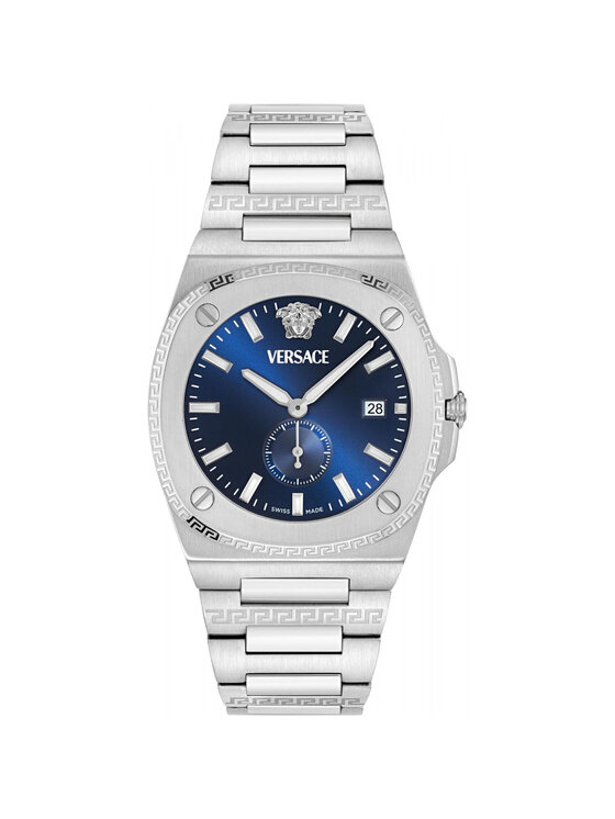 Versace Versace Zegarek VE0V00225 Srebrny