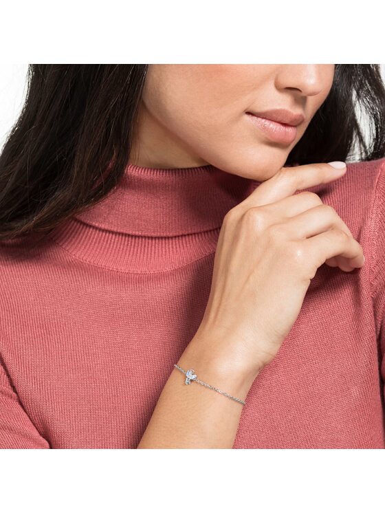 Swarovski Swarovski Bransoletka magic aniołek 5734263 Srebrny