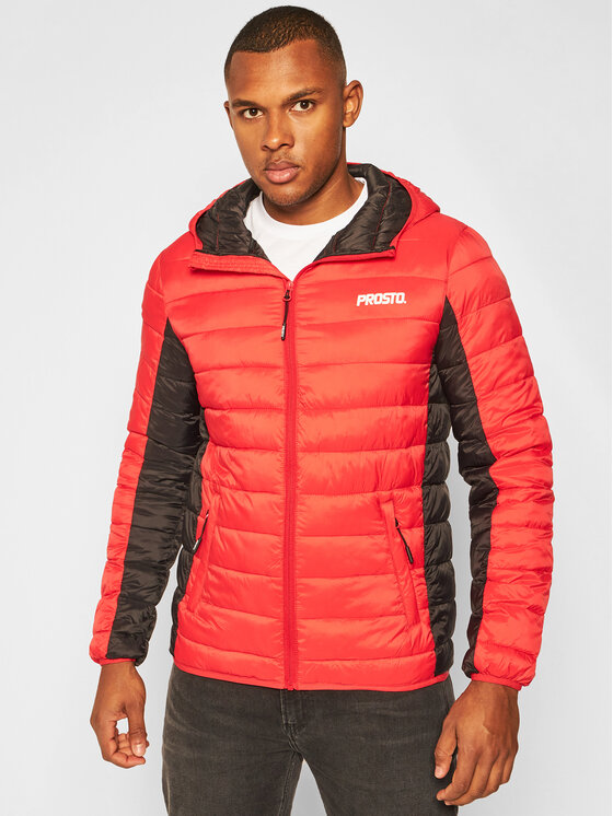 PROSTO. Doudoune KLASYK Ultralight 8925 Rouge Regular Fit Modivo