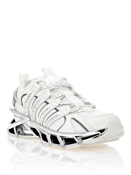 Plein Sport Plein Sport Sneakersy 19643 Biały