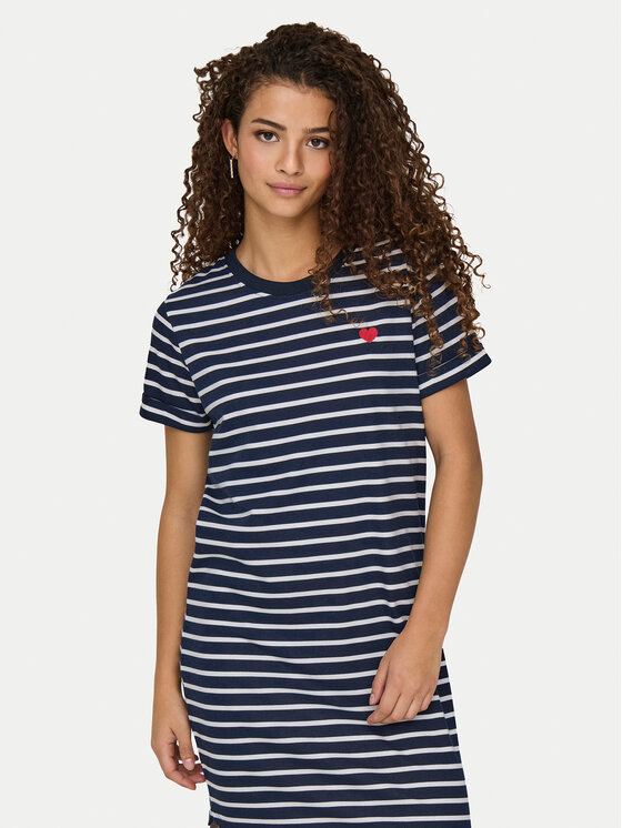 JDY JDY Haljina za svaki dan New Ivy 15298074 Tamnoplava Regular Fit