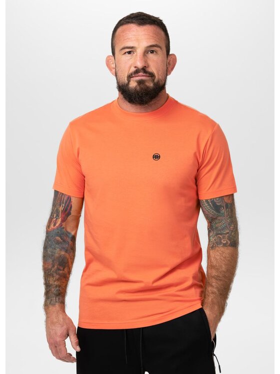 PITBULL PITBULL T-Shirt SCOTT Pomarańczowy Regular Fit