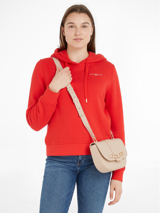 Tommy Hilfiger Handtasche Th Luxe Crossover AW0AW15604 Beige  