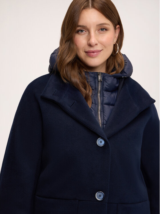Fiorella Rubino Fiorella Rubino Cappotto invernale F039T001589N034 Blu Regular Fit