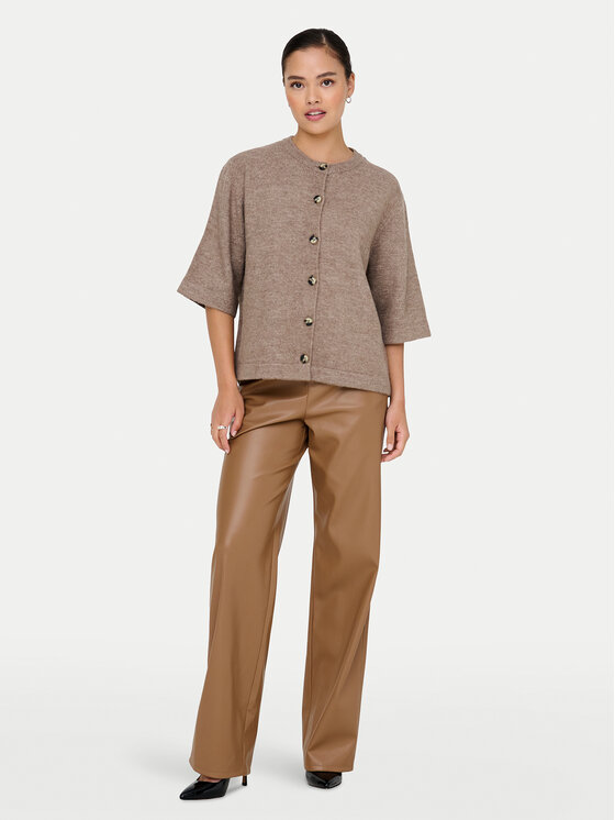 ONLY ONLY Kardigāns Camilla 15348772 Brūns Regular Fit