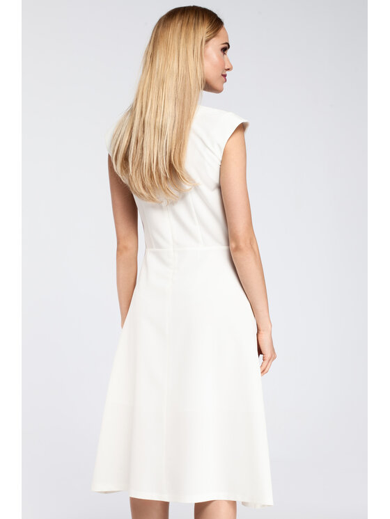 Made of Emotion Made of Emotion Abito da cocktail M296 Bianco A-Line Fit