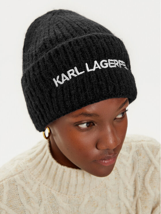 KARL LAGERFELD KARL LAGERFELD Σκούφος 246W3411 Μαύρο