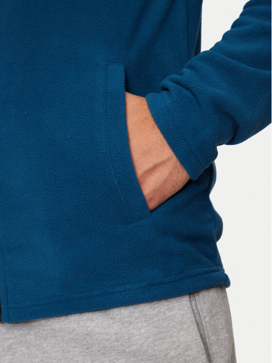 4F 4F Felpa di pile 4FWMM00TFLEM290 Blu Regular Fit