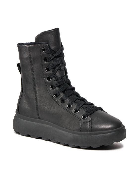 Geox Geox Škornji D Spherica Ec4.1 D36TCD 00085 C9999 Črna
