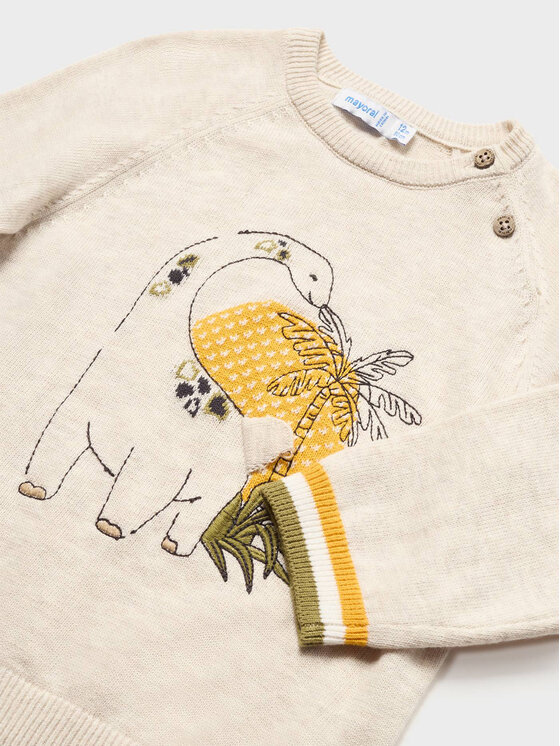 Mayoral Mayoral Maglione 1370 Beige Regular Fit