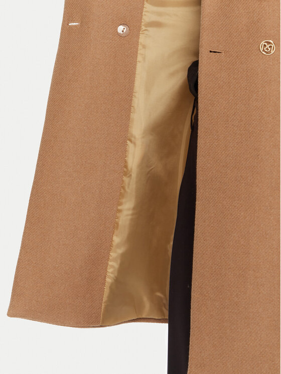 Rinascimento Rinascimento Wollmantel CFC0126218003 Beige Regular Fit