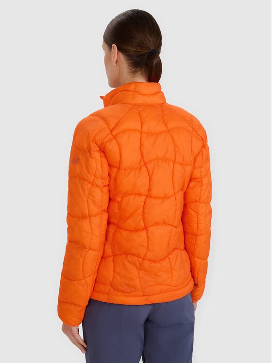 4F 4F Outdoorová bunda 4FWSS25TDJAF531-70S Oranžová Slim Fit