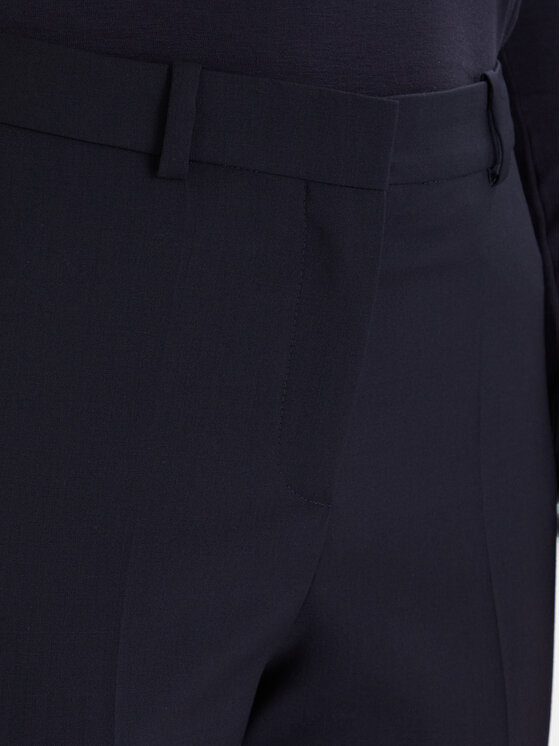 BOSS Boss Hlače iz tkanine 50490051 Mornarsko modra Regular Fit