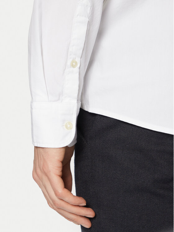 Marc O'Polo Marc O'Polo Πουκάμισο B21750442256 Λευκό Regular Fit