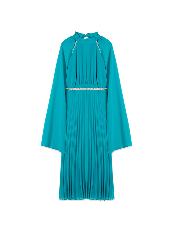 Oltre Oltre Abito da sera 7092R005128N035 Turchese A-Line Fit