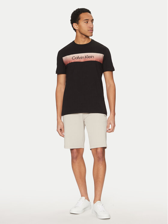Calvin Klein Calvin Klein Marškinėliai K10K114163 Juoda Regular Fit