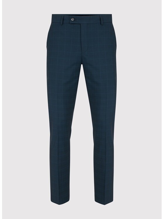Pako Lorente Pako Lorente Spodnie garniturowe P23SF-6G-003 Granatowy Slim Fit