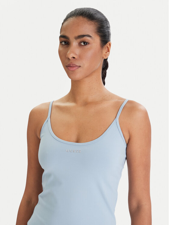 Guess Guess Top V6RP14 KD952 Modra Slim Fit