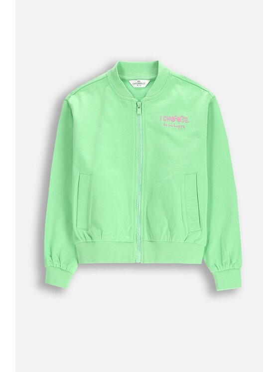 Dziecięca Bluza Coccodrillo, Rozmiar 110, Zielona, WC5132201MGK-011
