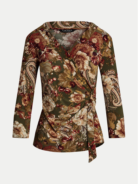 LAUREN RALPH LAUREN LAUREN RALPH LAUREN Blúz 200951314001 Zöld Regular Fit