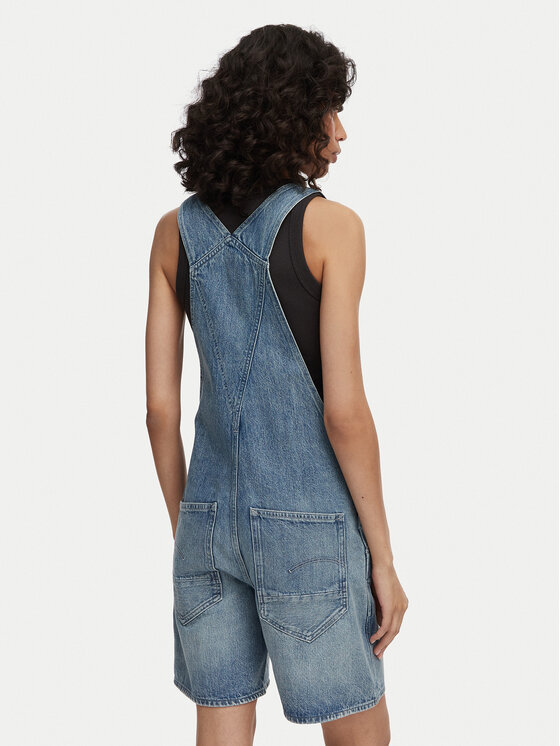 G-Star Raw G-Star Raw Kelnės su petnešomis D28887-D788 Mėlyna Loose Fit