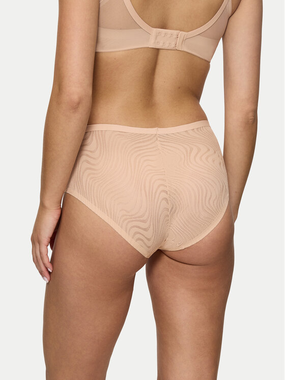 Triumph Triumph Chiloți clasici cu talie înaltă Shape Smart Ellipse 10222289 Bej