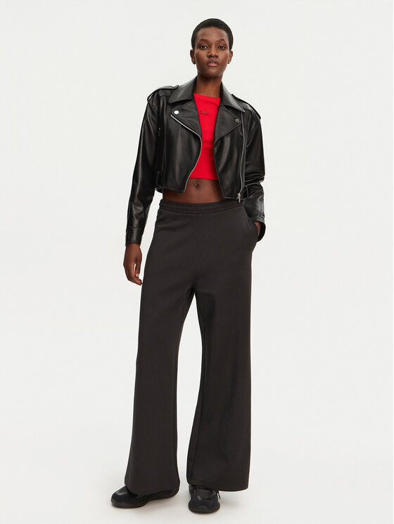 HUGO HUGO Jogginghose Nalosia 50530447 Schwarz Loose Fit