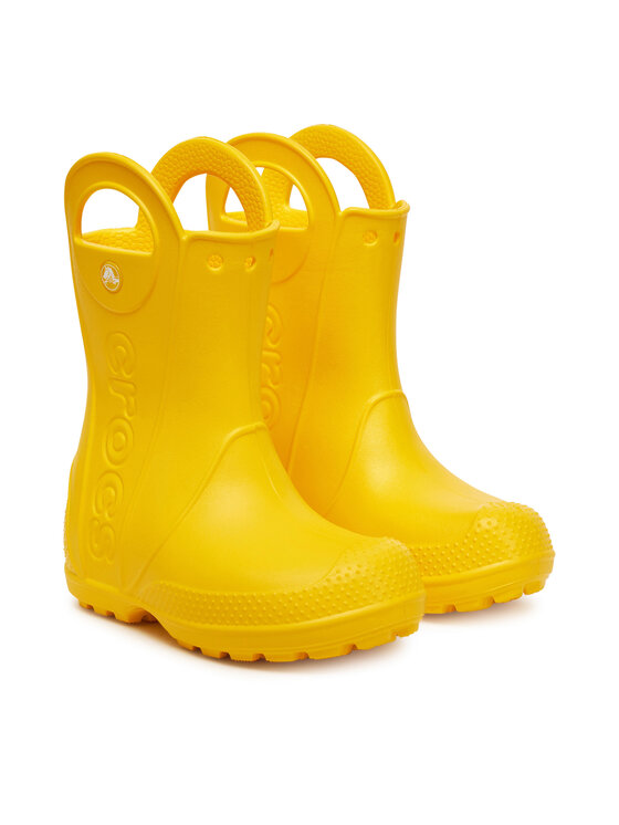 Crocs Crocs Guminiai batai Handle It Rain Boot K 211052 Geltona