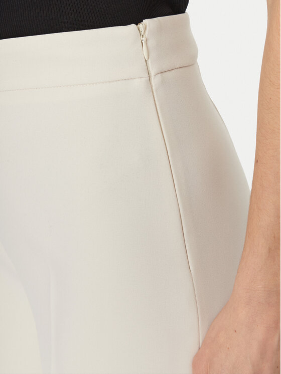 TWINSET TWINSET Spodnie palazzo 251TP2102 Écru Wide Leg