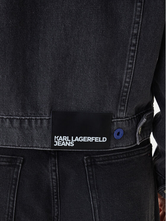 Karl Lagerfeld Jeans Karl Lagerfeld Jeans Geacă de blugi A3W14063 Gri Regular Fit