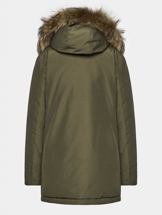 Woolrich Woolrich Μπουφάν πουπουλένιο Arctic Raccoon CFWWOU0538FRUT0001 Πράσινο Regular Fit