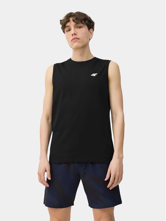 4F 4F Súprava 3 tank topov 4FWSS24TSLEM115-90s Farebná Regular Fit