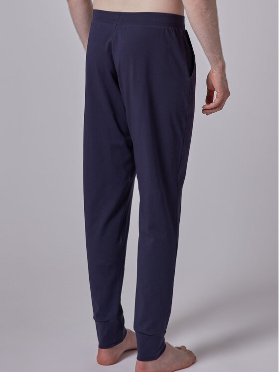Skiny Skiny Bavlnené nohavice 80513 Tmavomodrá Regular Fit