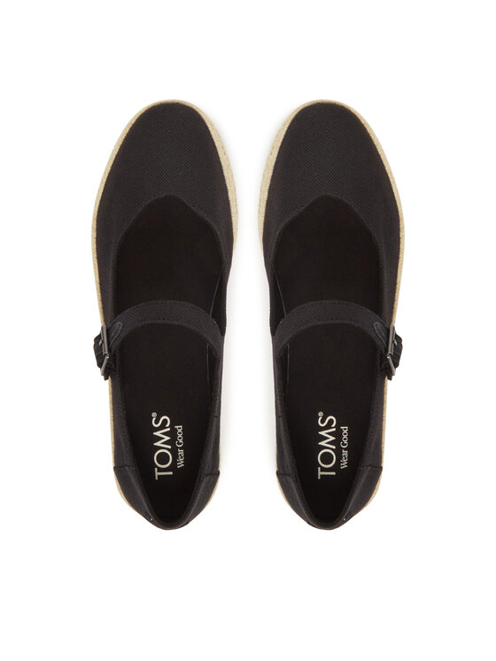 Toms Toms Еспадрильї Carolina Mary Jane 10021878 Чорний